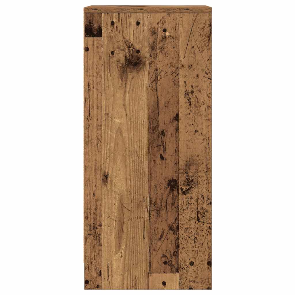 vidaXL Komoda Stare drewno 29,5x34x76 cm Drewno klejone
