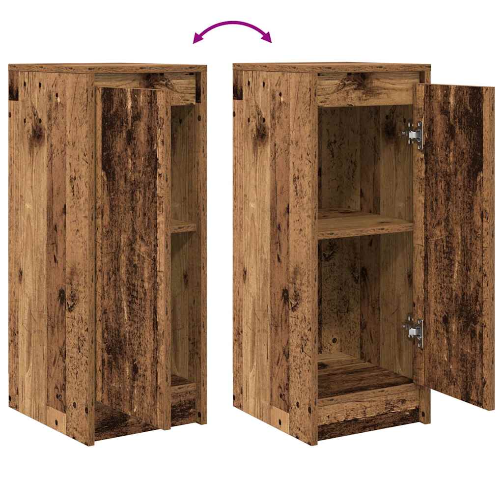 vidaXL Komoda Stare drewno 29,5x34x76 cm Drewno klejone