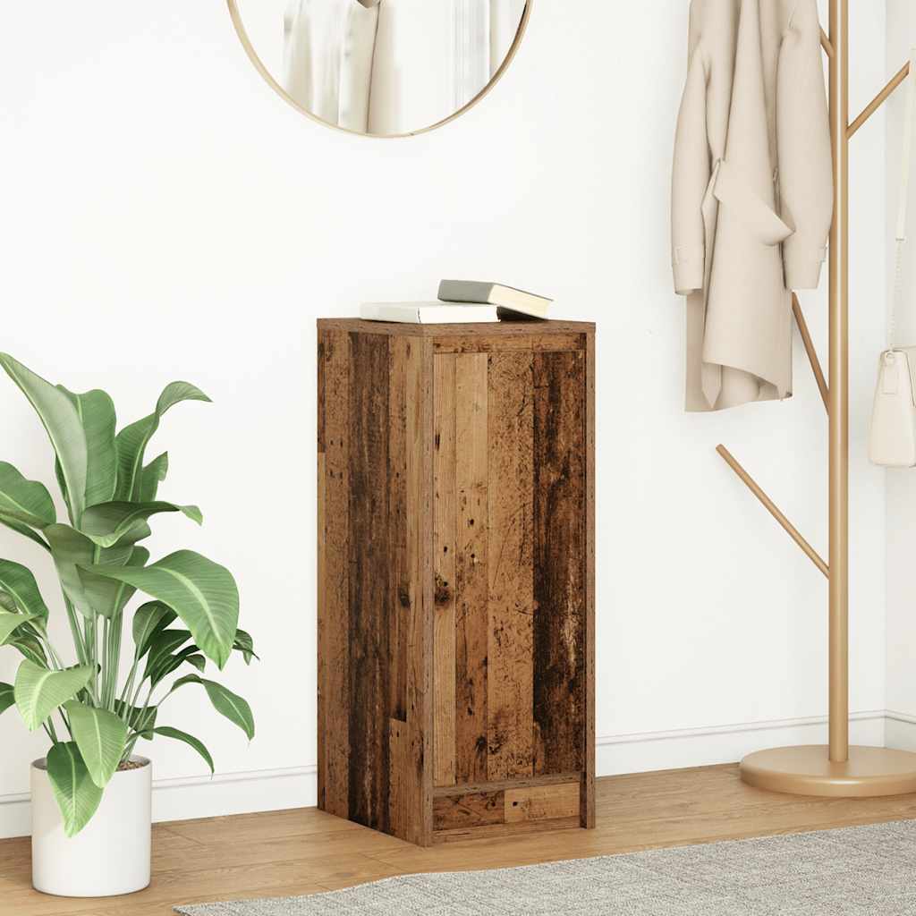 vidaXL Komoda Stare drewno 29,5x34x76 cm Drewno klejone