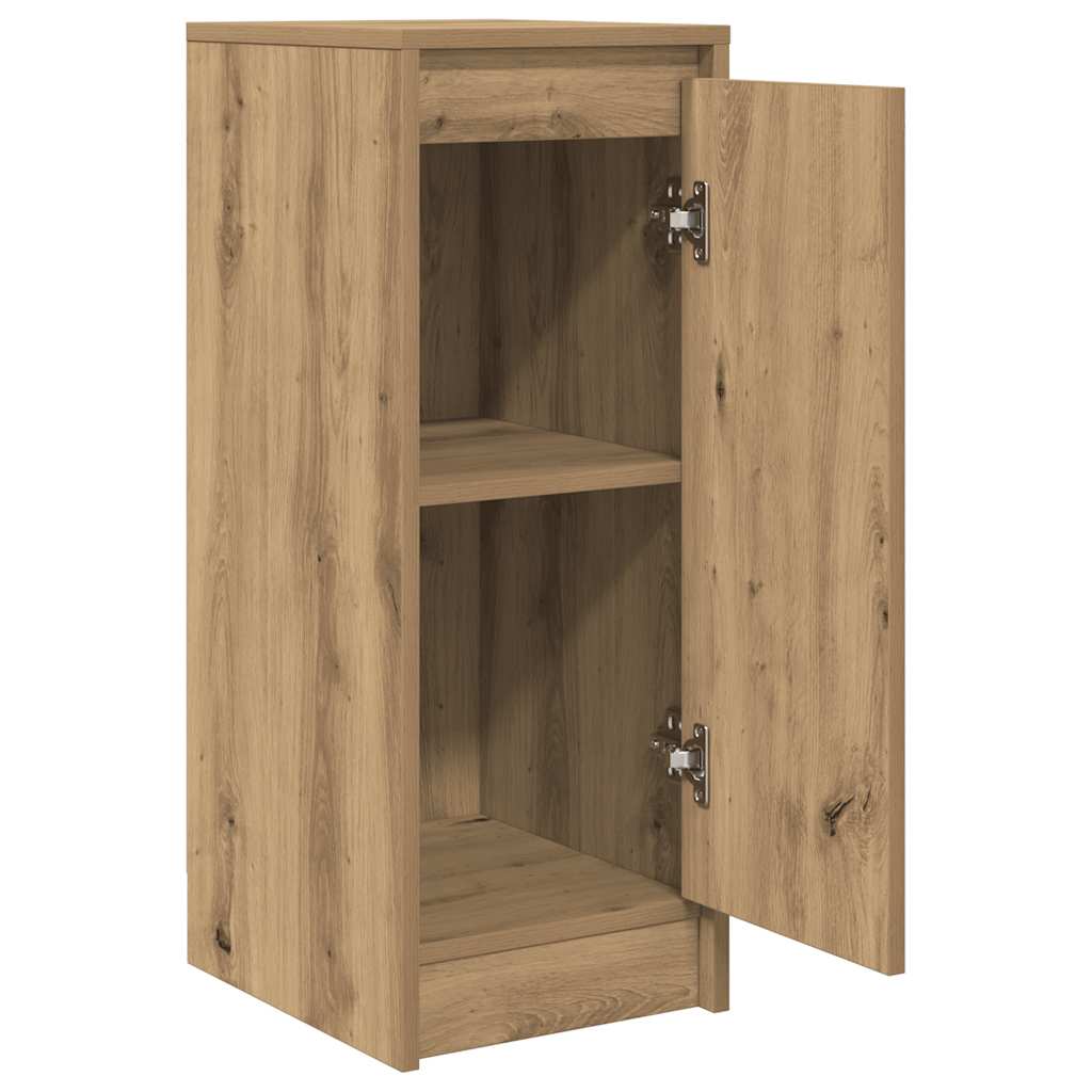 vidaXL Komoda Artisan Dąb 29,5x34x76 cm Drewno klejone