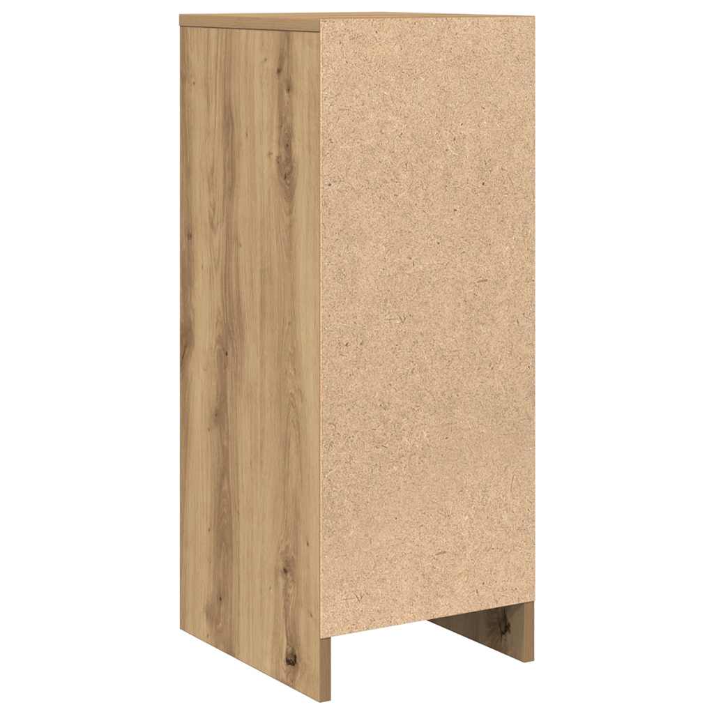 vidaXL Komoda Artisan Dąb 29,5x34x76 cm Drewno klejone