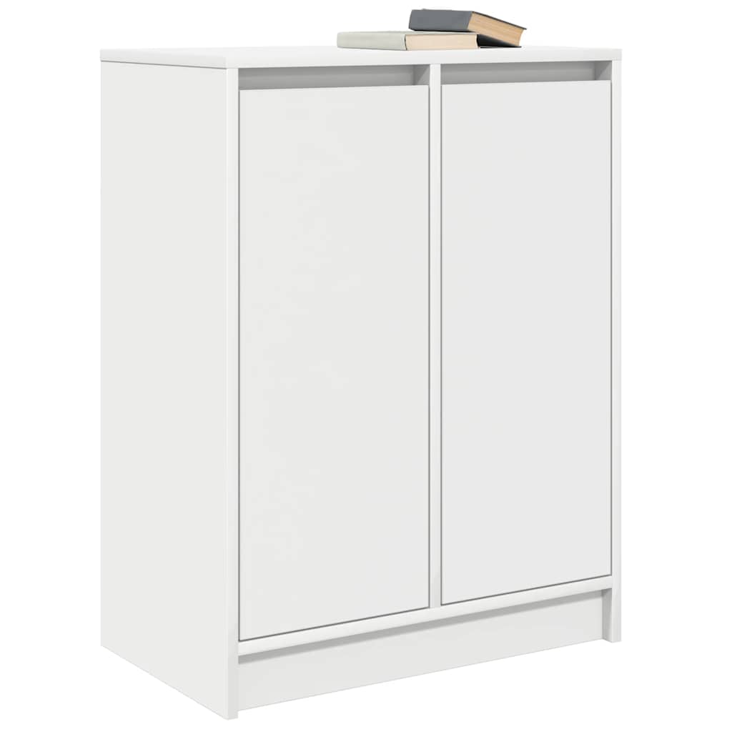 vidaXL Komoda Biała 57x34x76 cm Drewno klejone