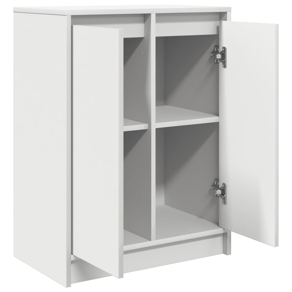 vidaXL Komoda Biała 57x34x76 cm Drewno klejone