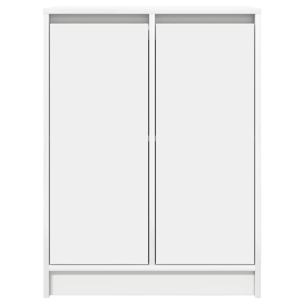 vidaXL Komoda Biała 57x34x76 cm Drewno klejone