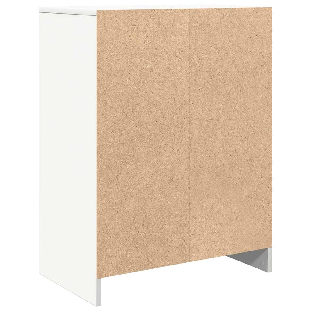 vidaXL Komoda Biała 57x34x76 cm Drewno klejone
