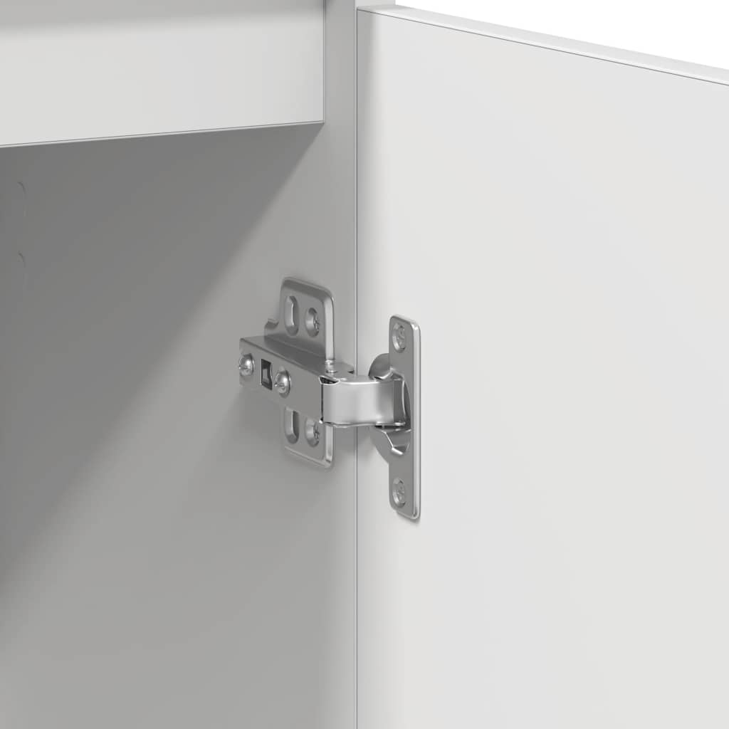 vidaXL Komoda Biała 57x34x76 cm Drewno klejone