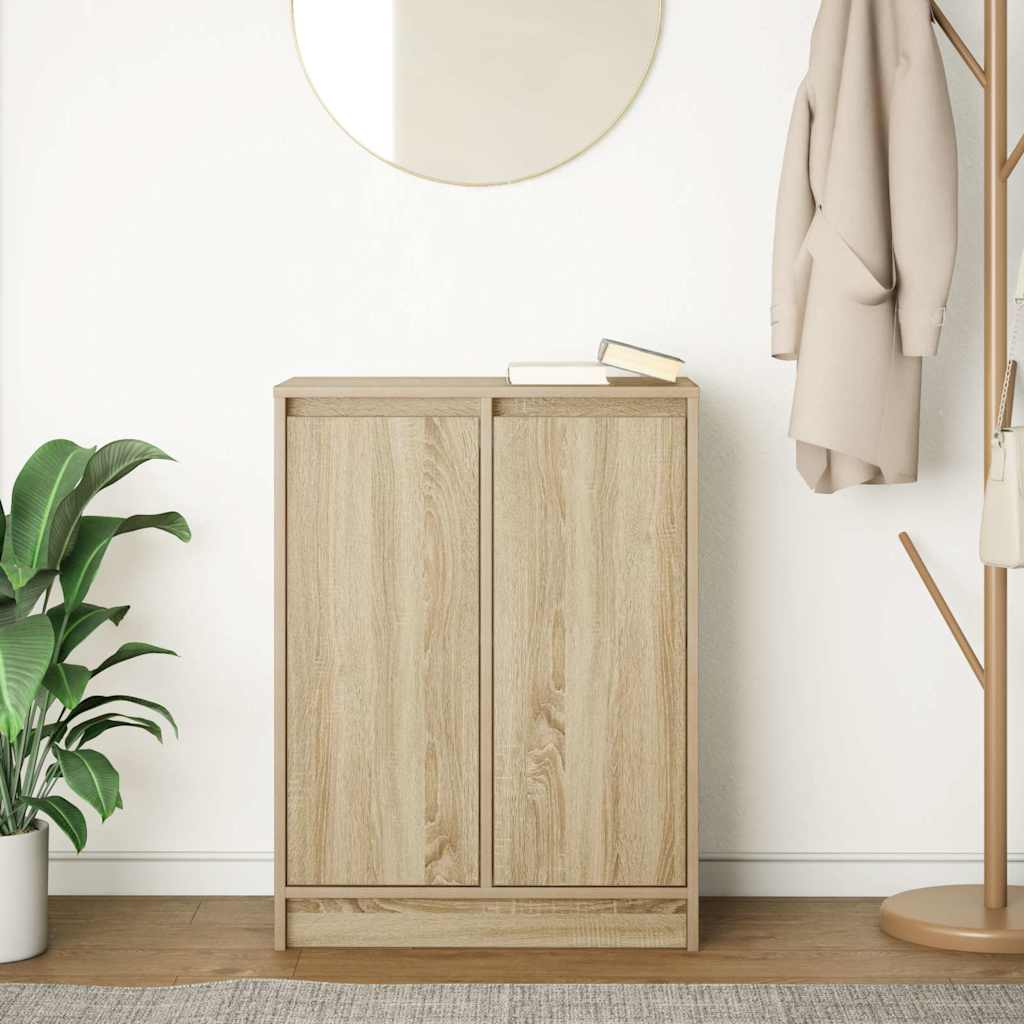 vidaXL Komoda Sonoma Oak 57x34x76 cm Drewno klejone