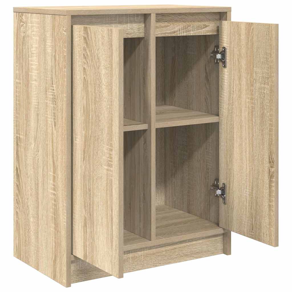 vidaXL Komoda Sonoma Oak 57x34x76 cm Drewno klejone