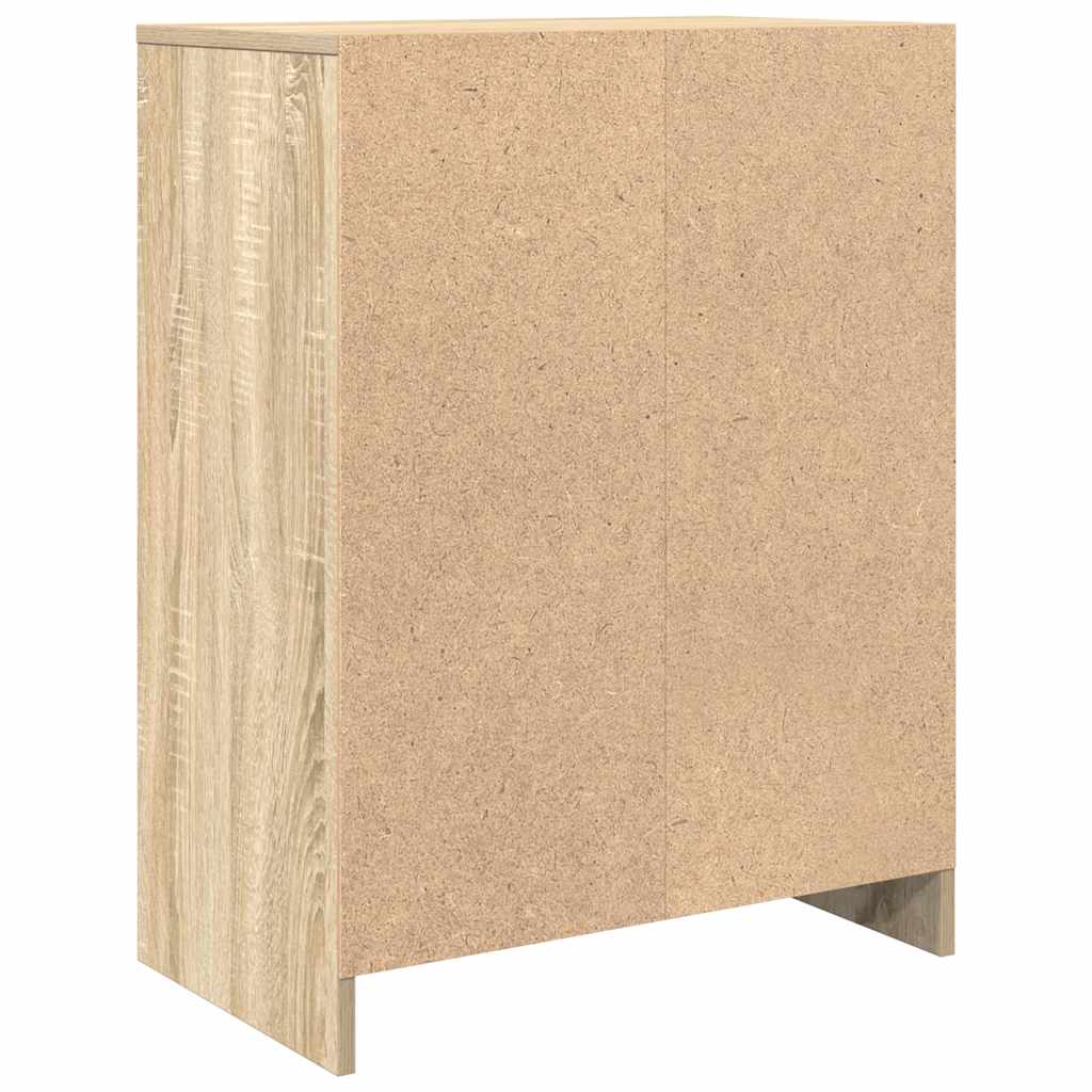 vidaXL Komoda Sonoma Oak 57x34x76 cm Drewno klejone