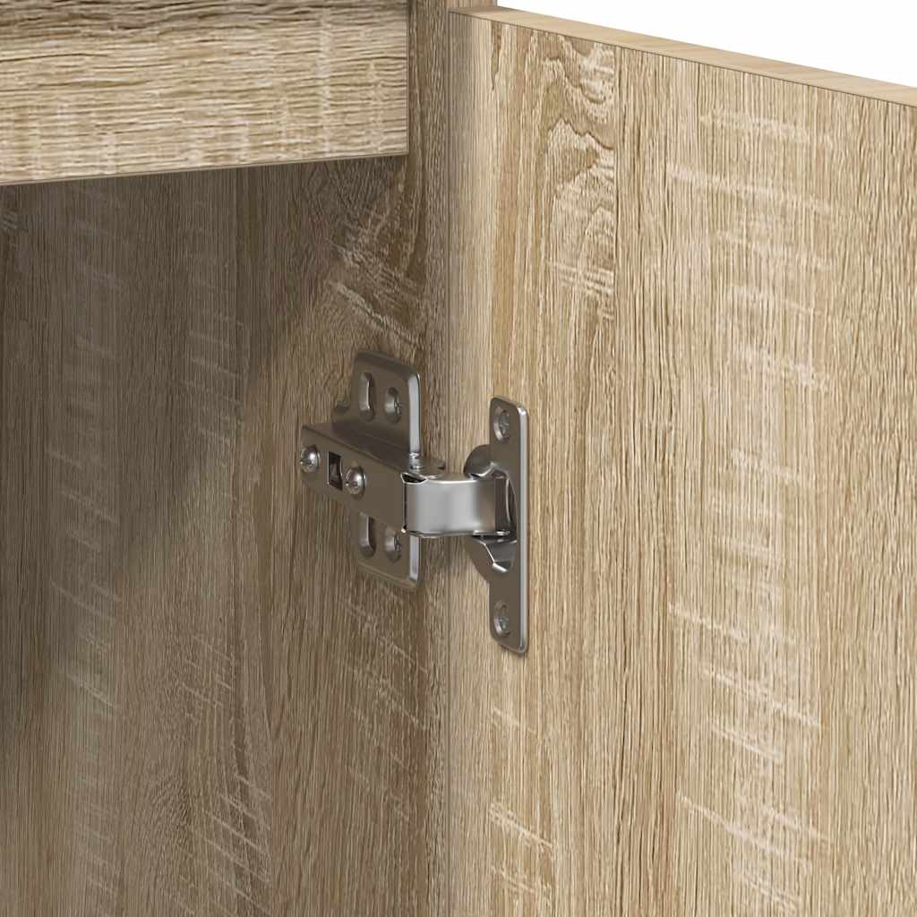 vidaXL Komoda Sonoma Oak 57x34x76 cm Drewno klejone