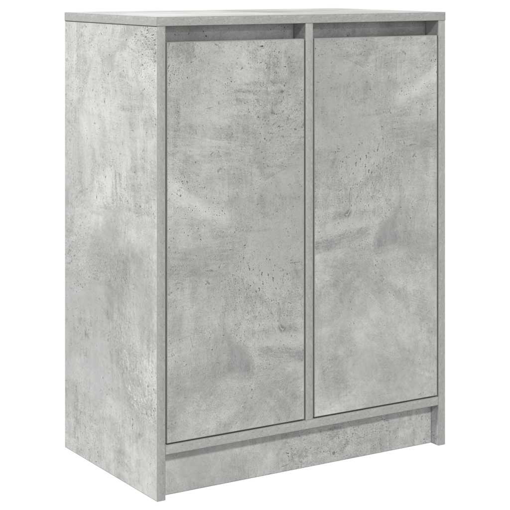 vidaXL Komoda Betonowa Szara 57x34x76 cm Drewno klejone