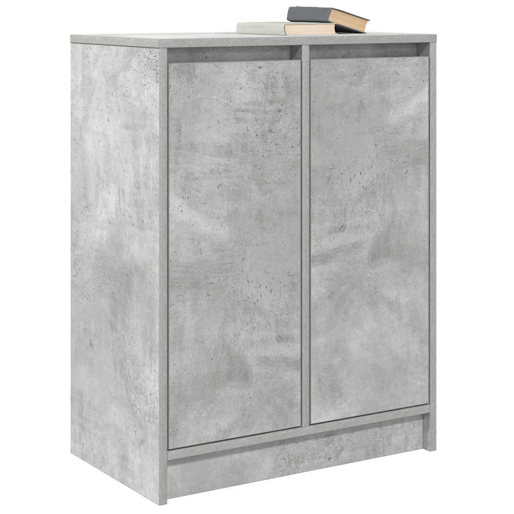 vidaXL Komoda Betonowa Szara 57x34x76 cm Drewno klejone