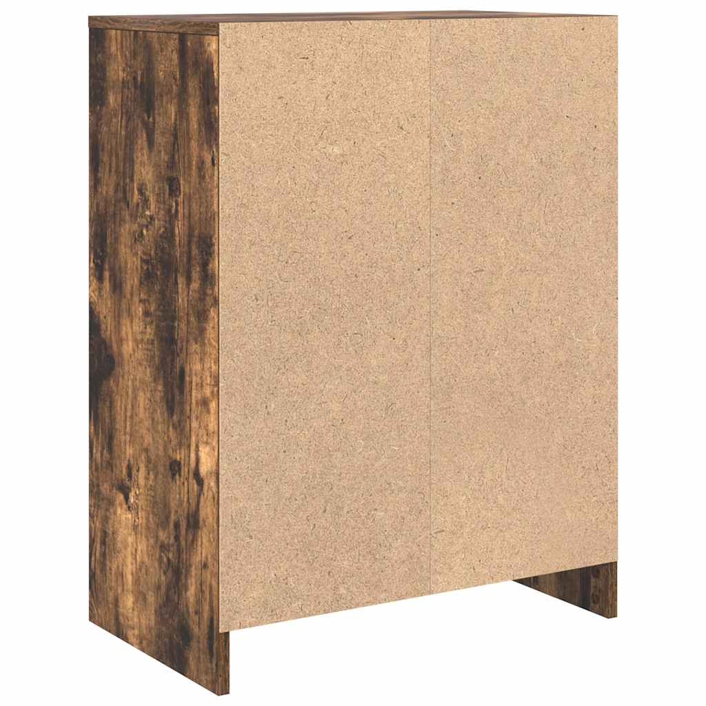 vidaXL Komoda Dąb wędzony 57x34x76 cm Drewno klejone