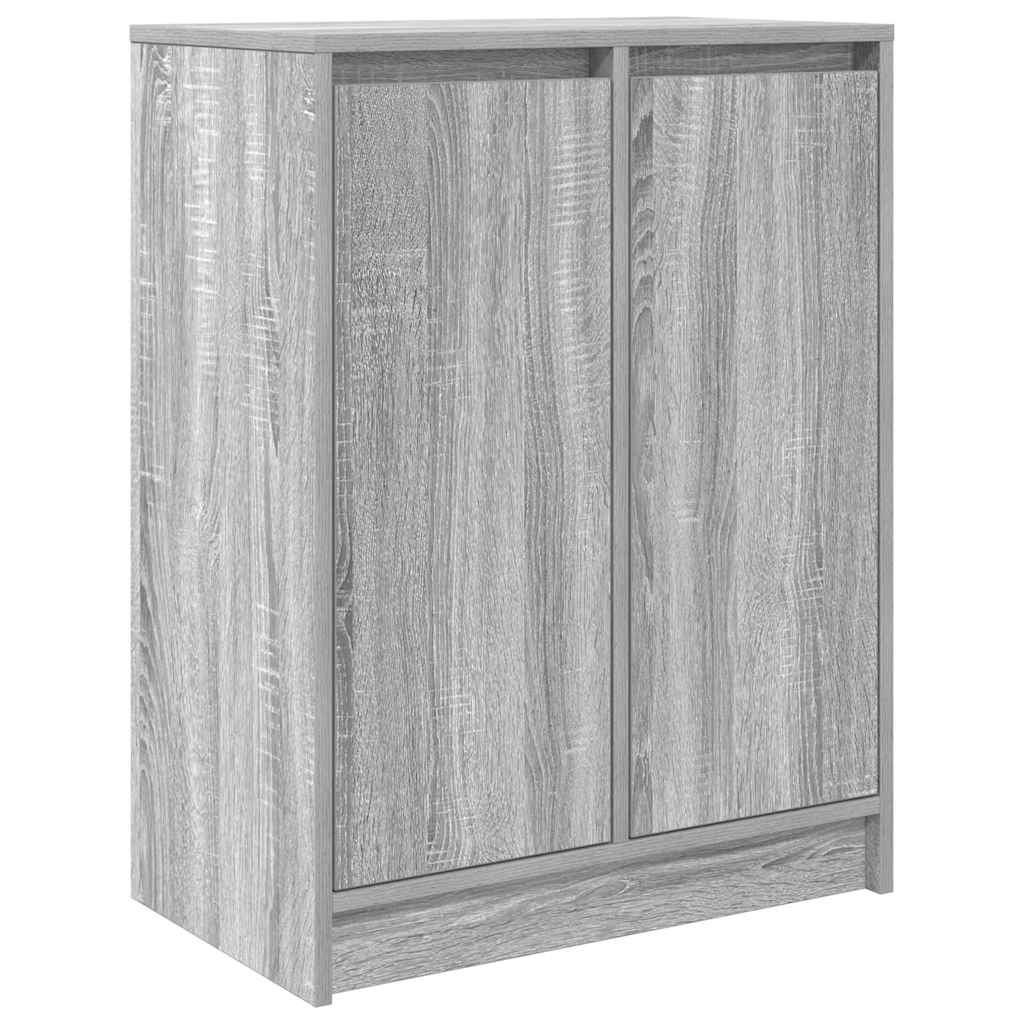 vidaXL Komoda Szara Sonoma 57x34x76 cm Drewno klejone