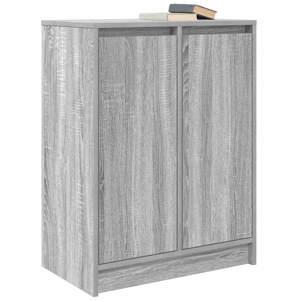 vidaXL Komoda Szara Sonoma 57x34x76 cm Drewno klejone
