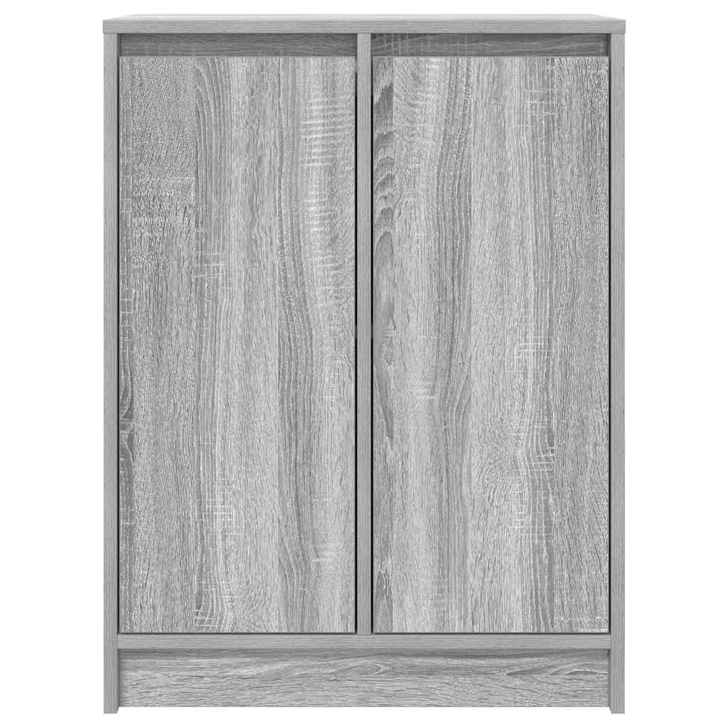 vidaXL Komoda Szara Sonoma 57x34x76 cm Drewno klejone