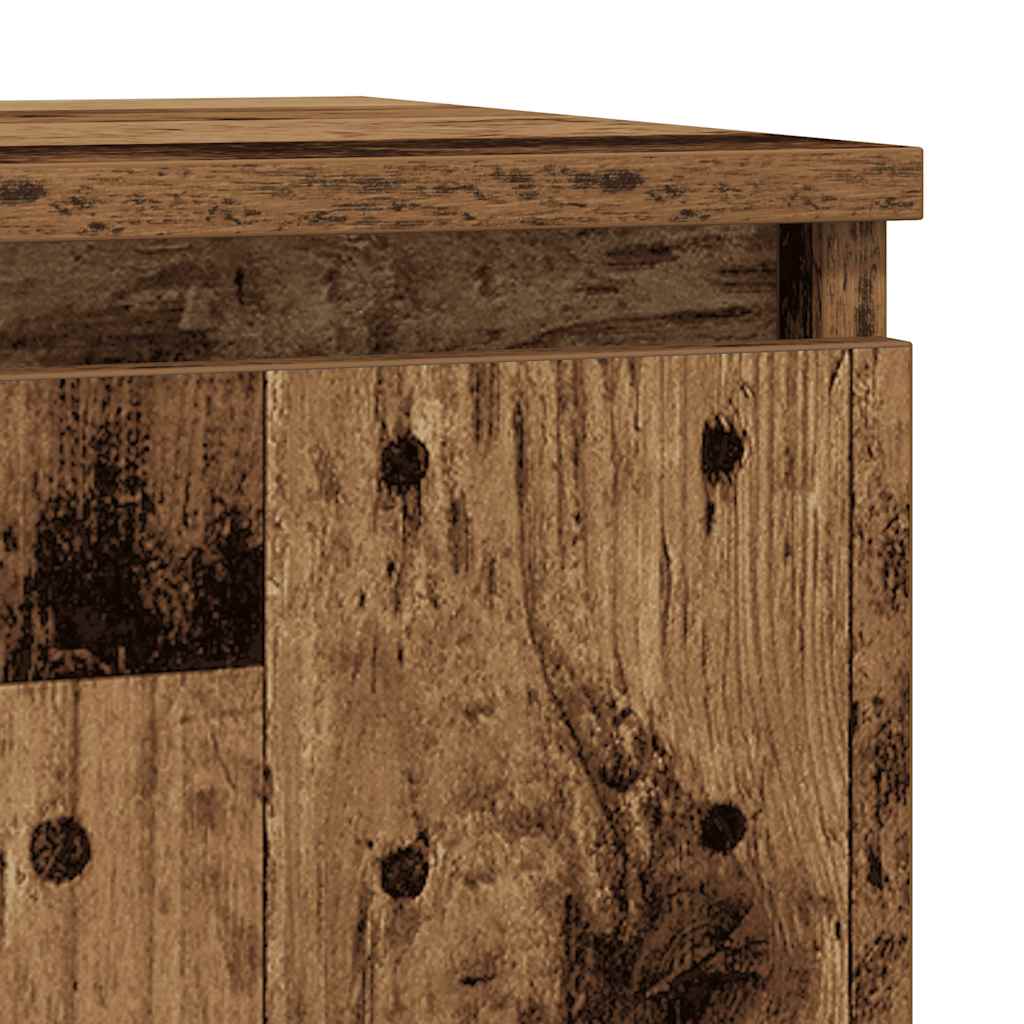 vidaXL Komoda Stare drewno 57x34x76 cm Drewno klejone