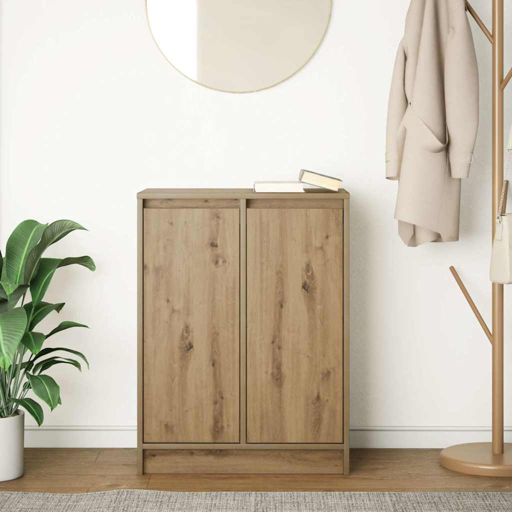 vidaXL Komoda Artisan Oak 57x34x76 cm Drewno klejone