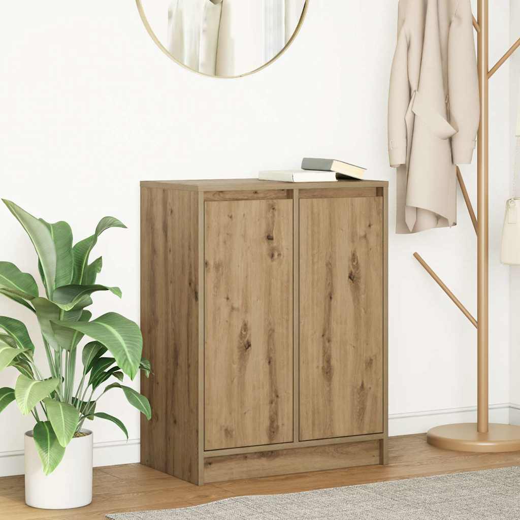 vidaXL Komoda Artisan Oak 57x34x76 cm Drewno klejone