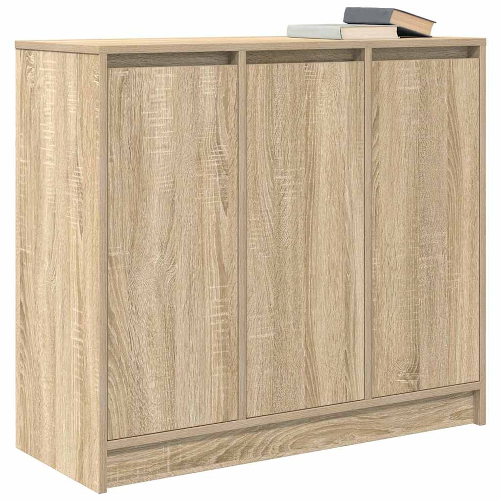 vidaXL Komoda Sonoma Oak 85x34x76 cm Drewno klejone