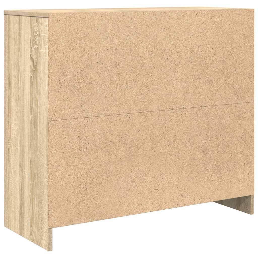 vidaXL Komoda Sonoma Oak 85x34x76 cm Drewno klejone