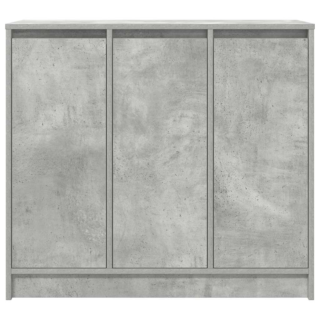 vidaXL Komoda Betonowa Szara 85x34x76 cm Drewno klejone