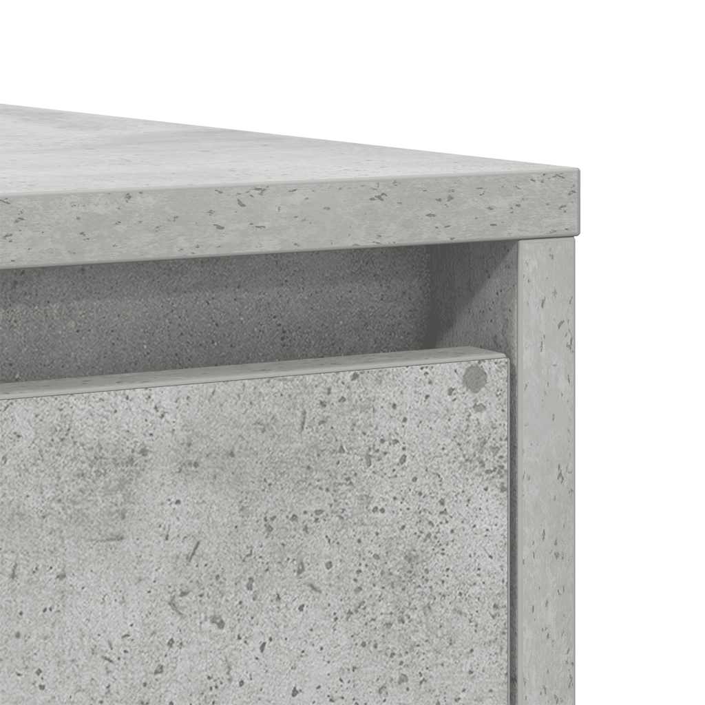 vidaXL Komoda Betonowa Szara 85x34x76 cm Drewno klejone