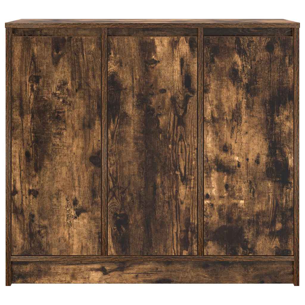 vidaXL Komoda Dąb wędzony 85x34x76 cm Drewno klejone