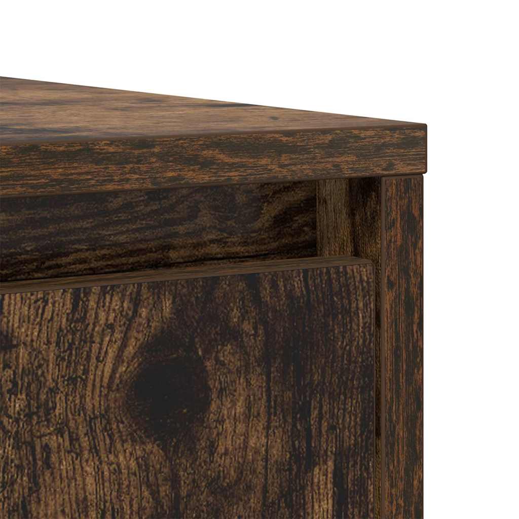 vidaXL Komoda Dąb wędzony 85x34x76 cm Drewno klejone