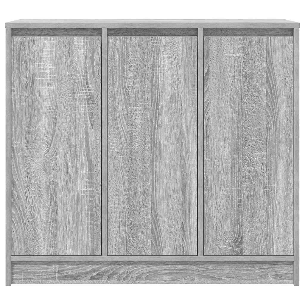 vidaXL Komoda Szara Sonoma 85x34x76 cm Drewno klejone