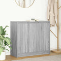 vidaXL Komoda Szara Sonoma 85x34x76 cm Drewno klejone