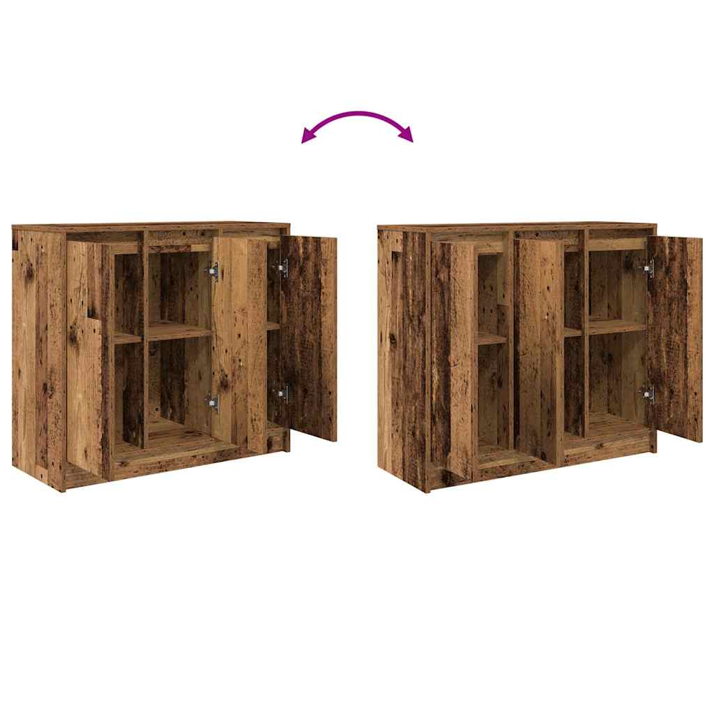 vidaXL Komoda Stare drewno 85x34x76 cm Drewno klejone