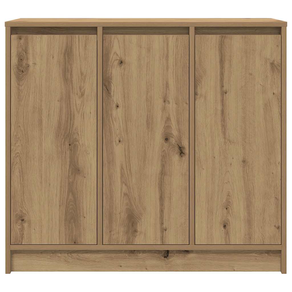 vidaXL Komoda Artisan Dąb 85x34x76 cm Drewno klejone