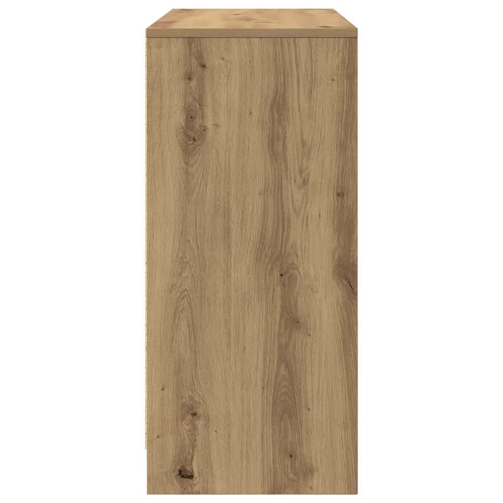 vidaXL Komoda Artisan Dąb 85x34x76 cm Drewno klejone
