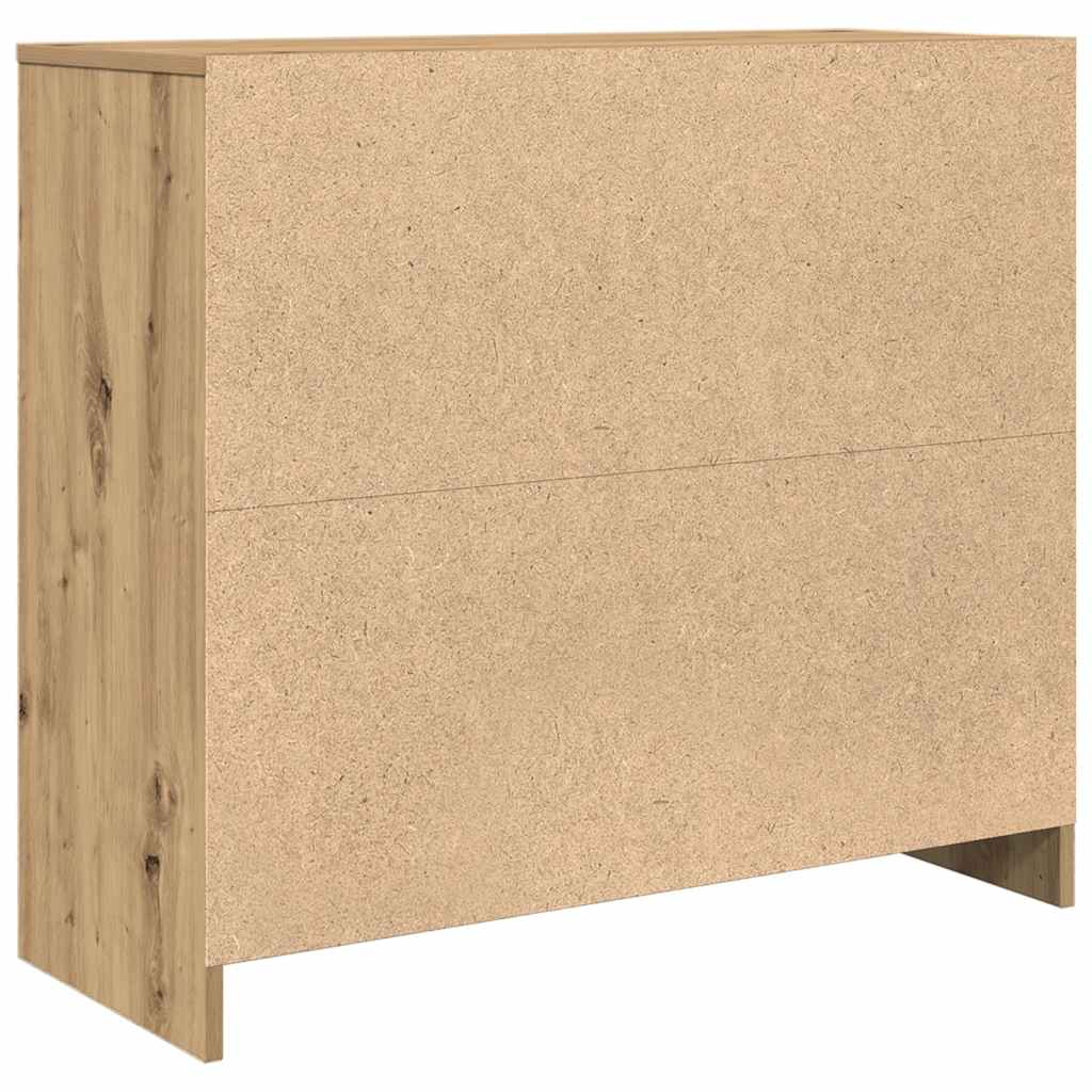 vidaXL Komoda Artisan Dąb 85x34x76 cm Drewno klejone