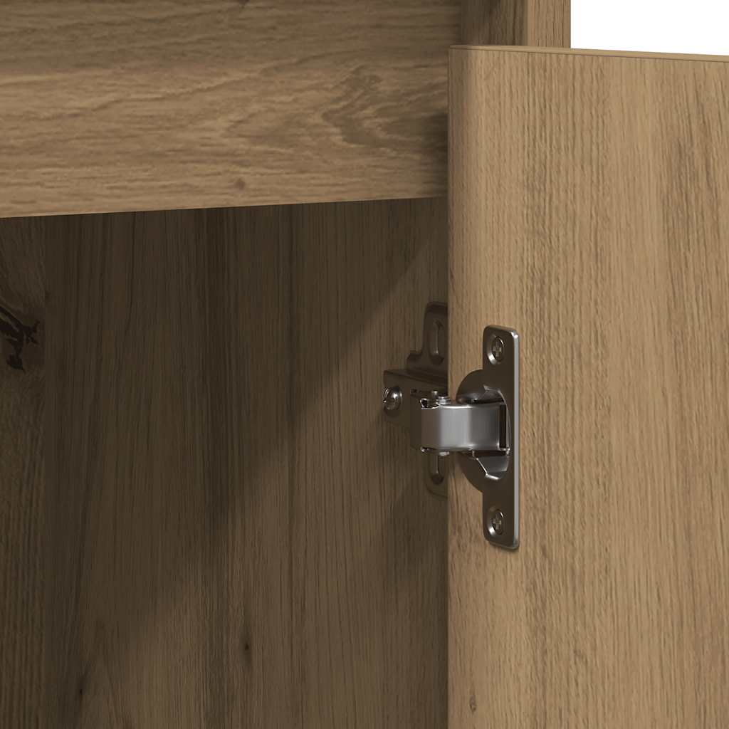 vidaXL Komoda Artisan Dąb 85x34x76 cm Drewno klejone