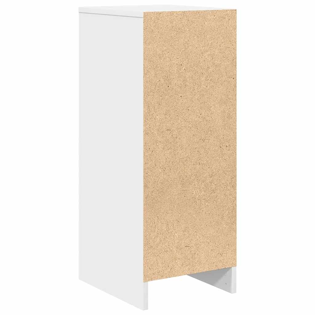 vidaXL Komoda Biała 29,5x34x76 cm Drewno klejone
