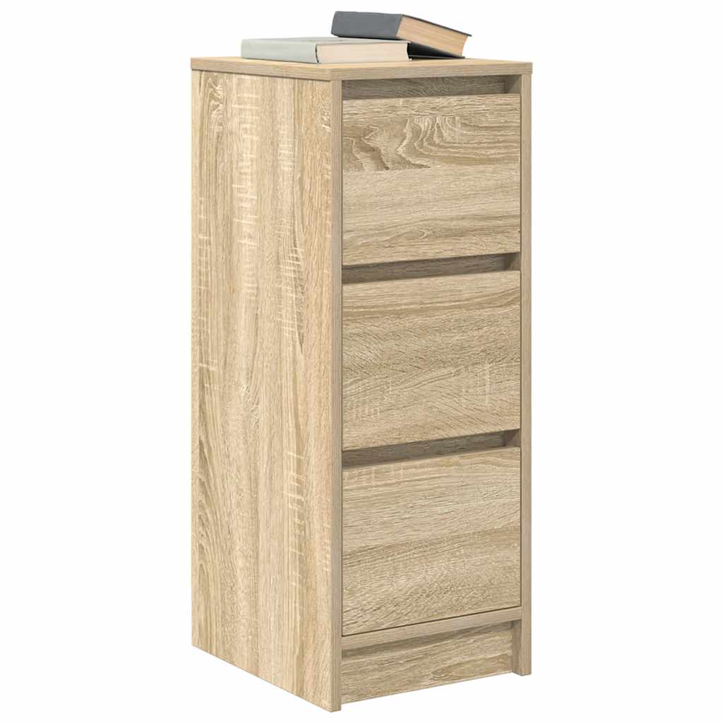 vidaXL Komoda Sonoma Oak 29,5x34x76 cm Drewno klejone