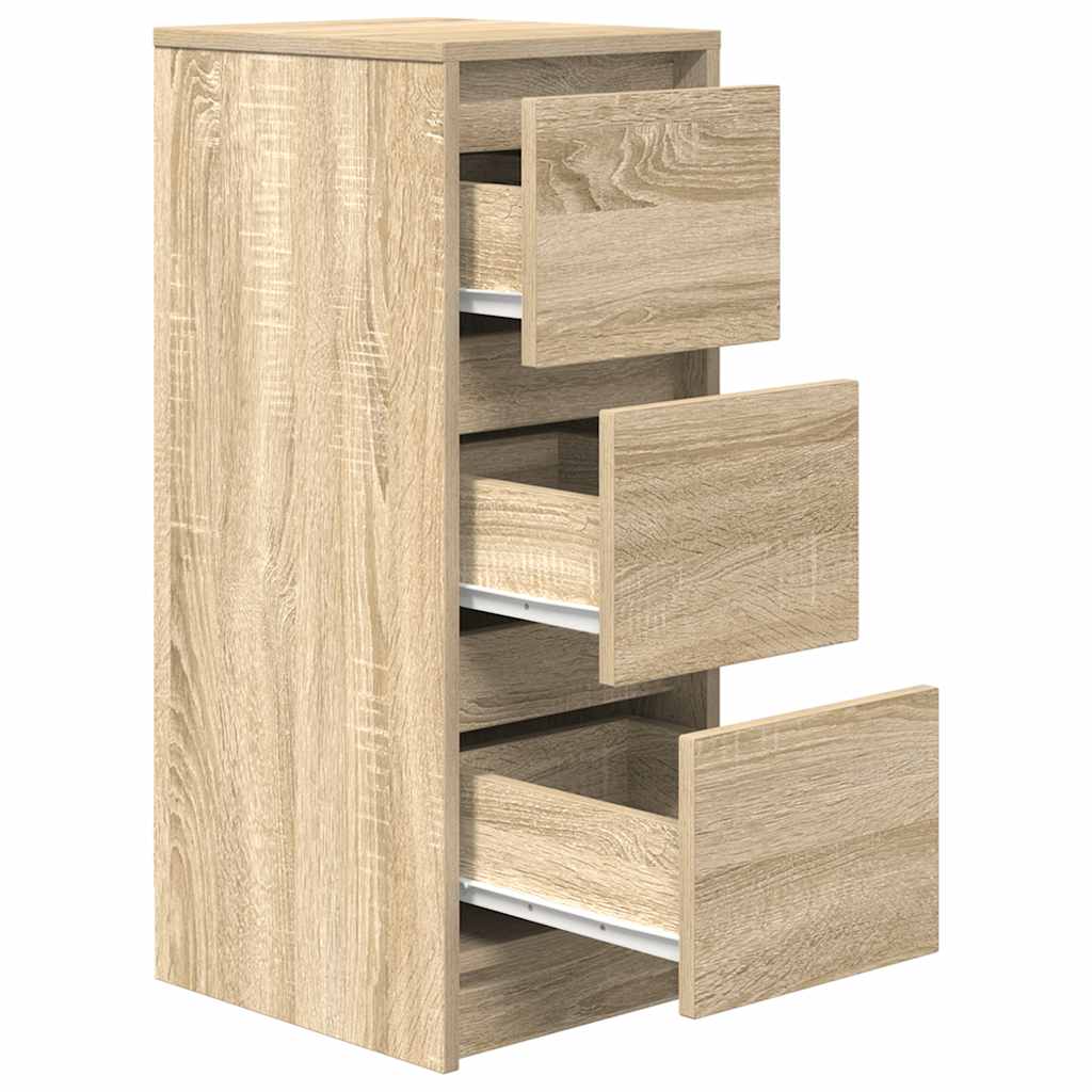 vidaXL Komoda Sonoma Oak 29,5x34x76 cm Drewno klejone