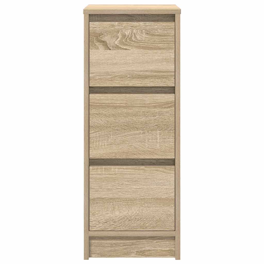vidaXL Komoda Sonoma Oak 29,5x34x76 cm Drewno klejone
