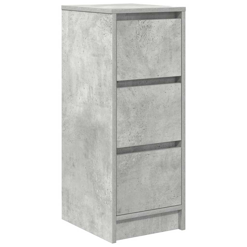 vidaXL Komoda Betonowa Szara 29,5x34x76 cm Drewno klejone
