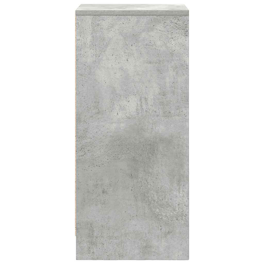 vidaXL Komoda Betonowa Szara 29,5x34x76 cm Drewno klejone