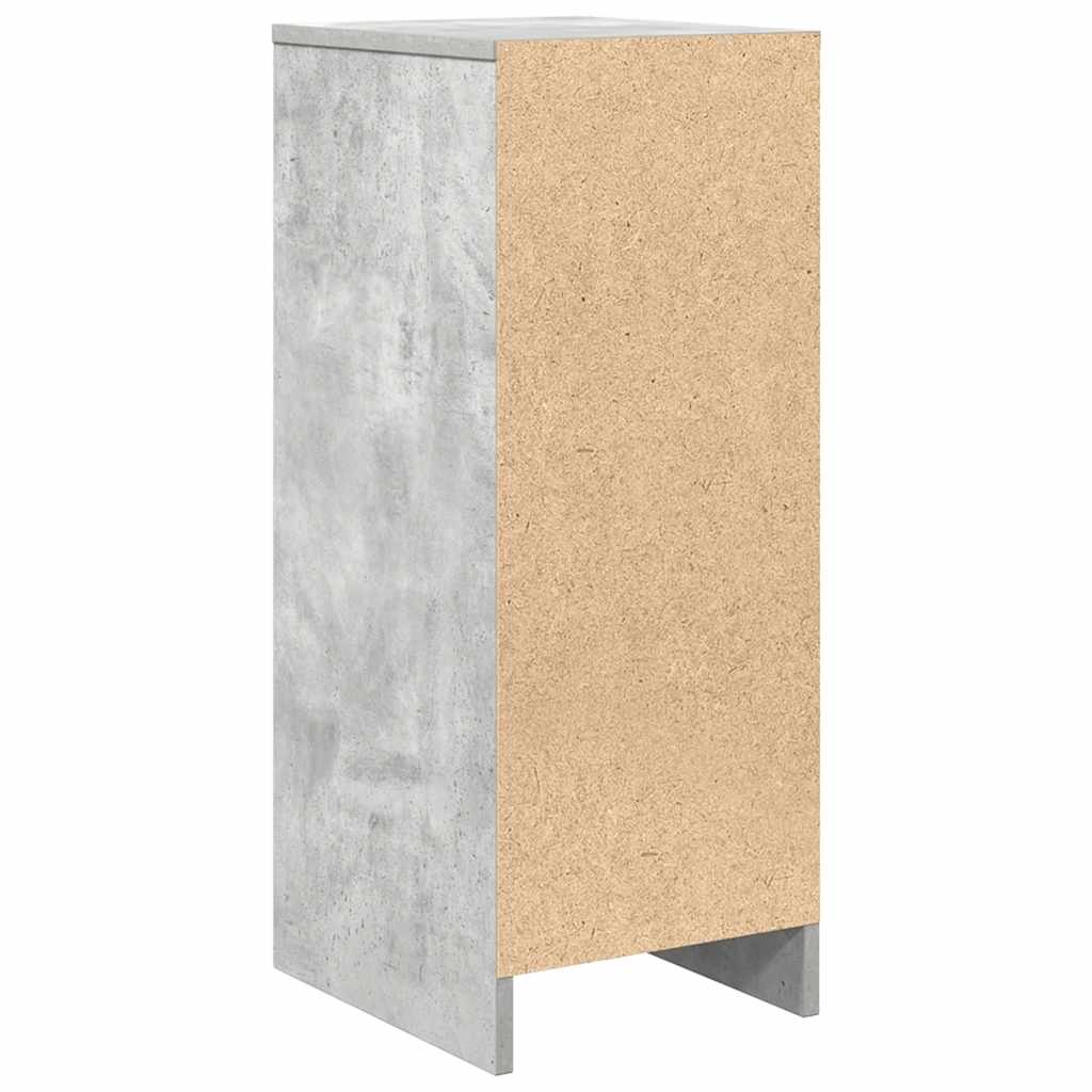 vidaXL Komoda Betonowa Szara 29,5x34x76 cm Drewno klejone