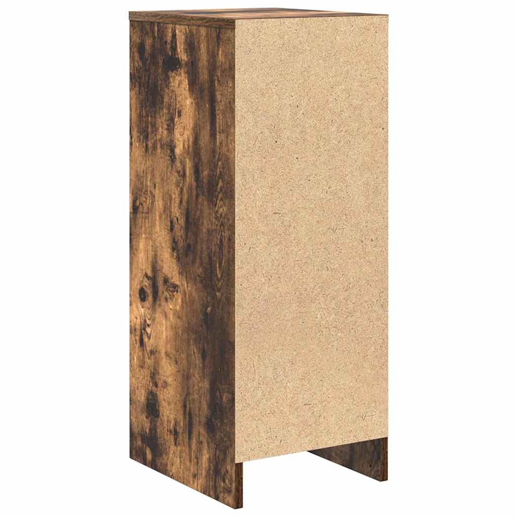 vidaXL Komoda Dąb wędzony 29,5x34x76 cm Drewno klejone