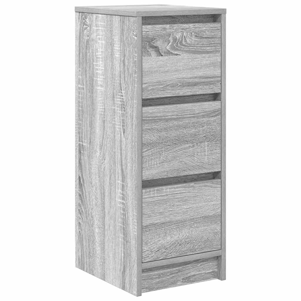 vidaXL Komoda Szara Sonoma 29,5x34x76 cm Drewno klejone
