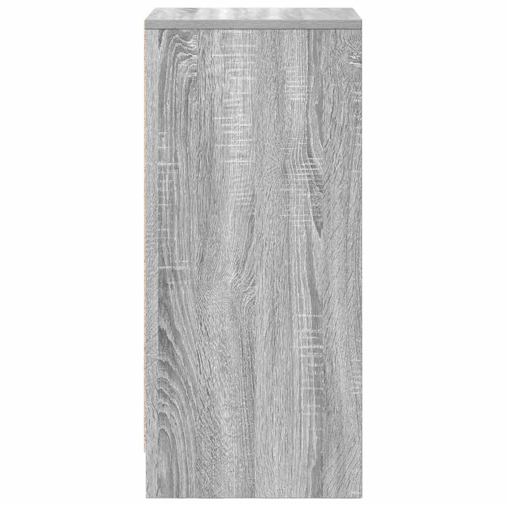vidaXL Komoda Szara Sonoma 29,5x34x76 cm Drewno klejone