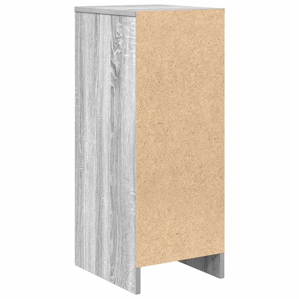 vidaXL Komoda Szara Sonoma 29,5x34x76 cm Drewno klejone