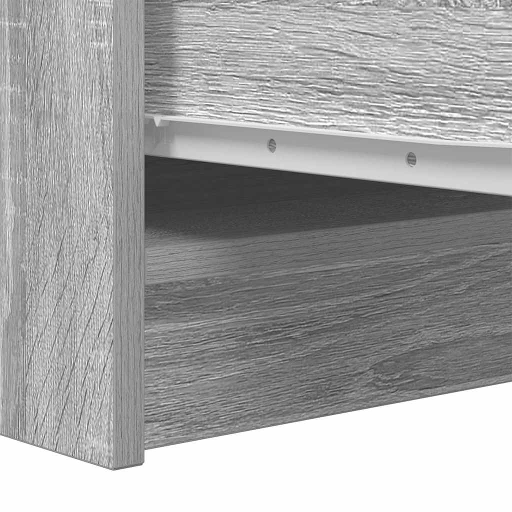 vidaXL Komoda Szara Sonoma 29,5x34x76 cm Drewno klejone