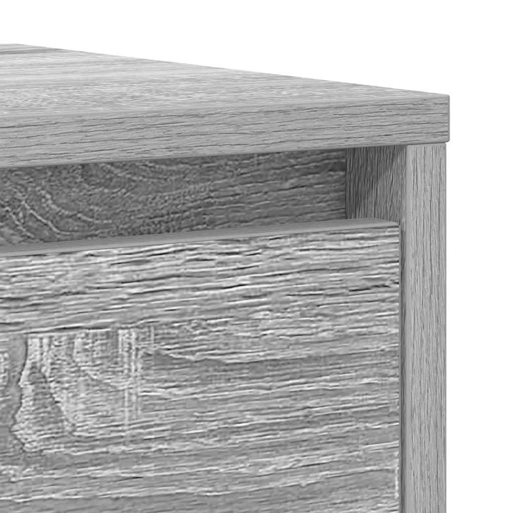 vidaXL Komoda Szara Sonoma 29,5x34x76 cm Drewno klejone