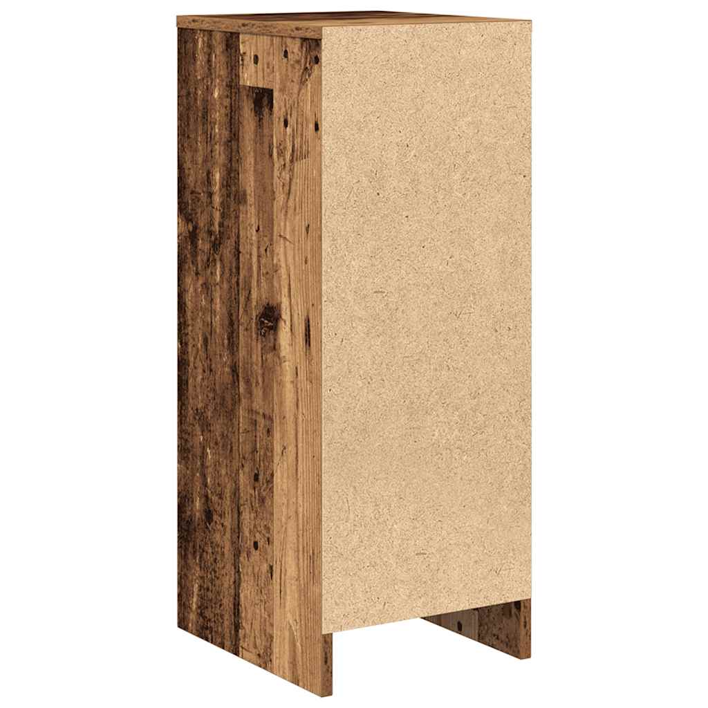 vidaXL Komoda Stare drewno 29,5x34x76 cm Drewno klejone